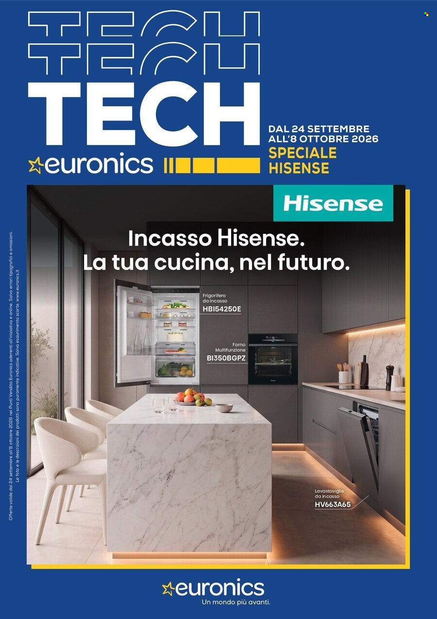 Volantino Euronics - 24/9/2026 - 8/10/2026. Pagina 1