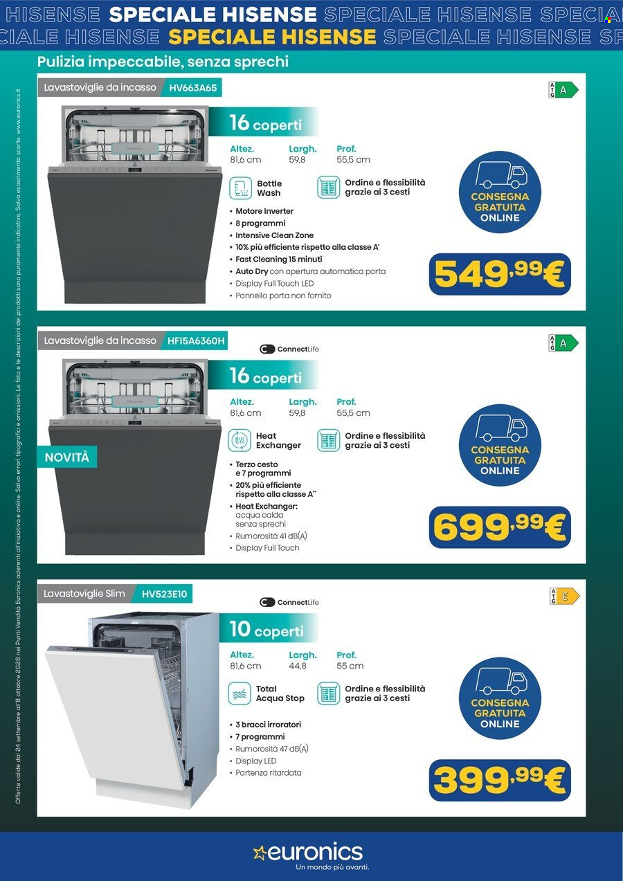 Volantino Euronics - 24/9/2026 - 8/10/2026. Pagina 4