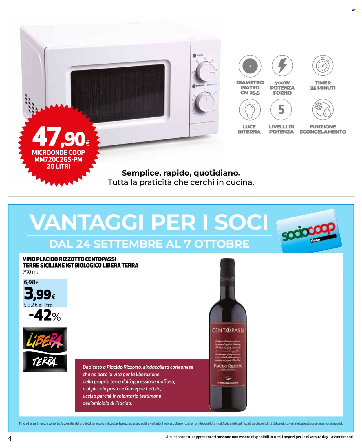 Volantino Coop - 24/9/2026 - 7/10/2026. Pagina 4