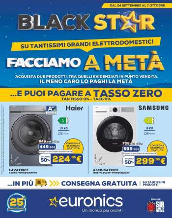 Volantino Euronics - 24/9/2026 - 7/10/2026.