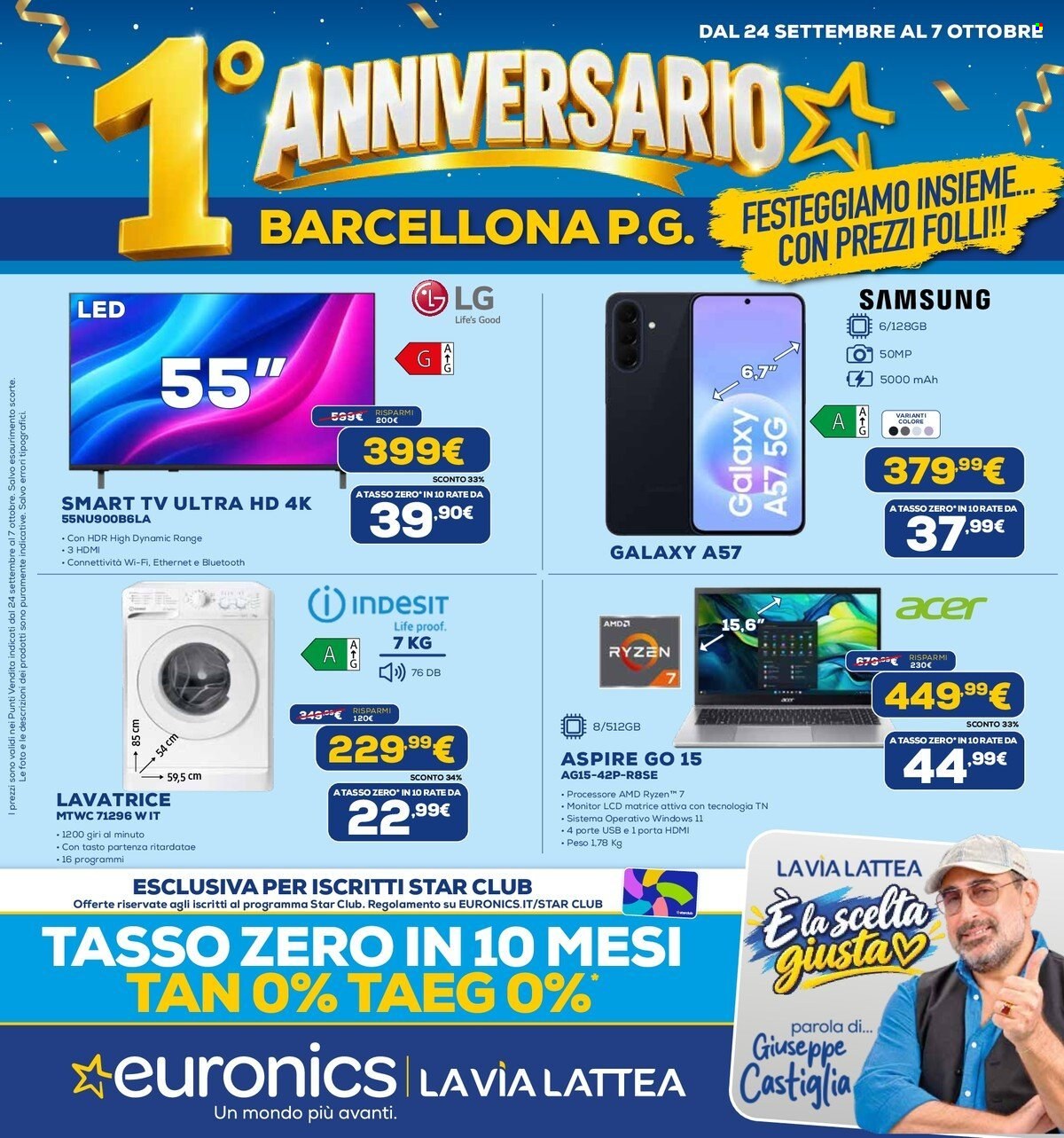Volantino Euronics - 24/9/2026 - 7/10/2026. Pagina 1