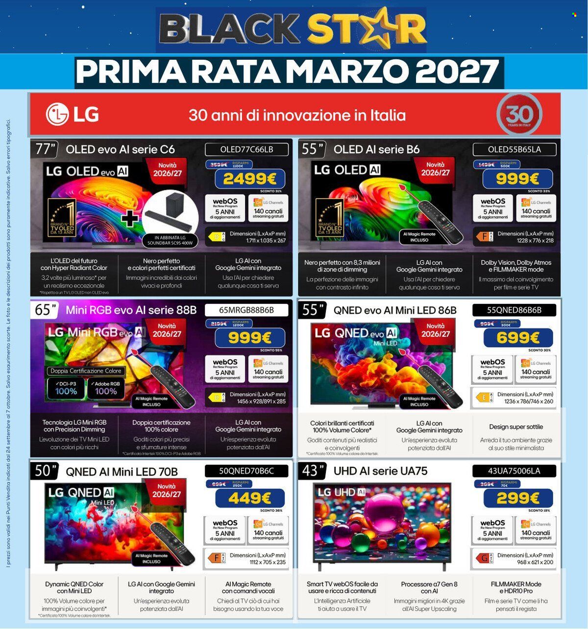 Volantino Euronics - 24/9/2026 - 7/10/2026. Pagina 13