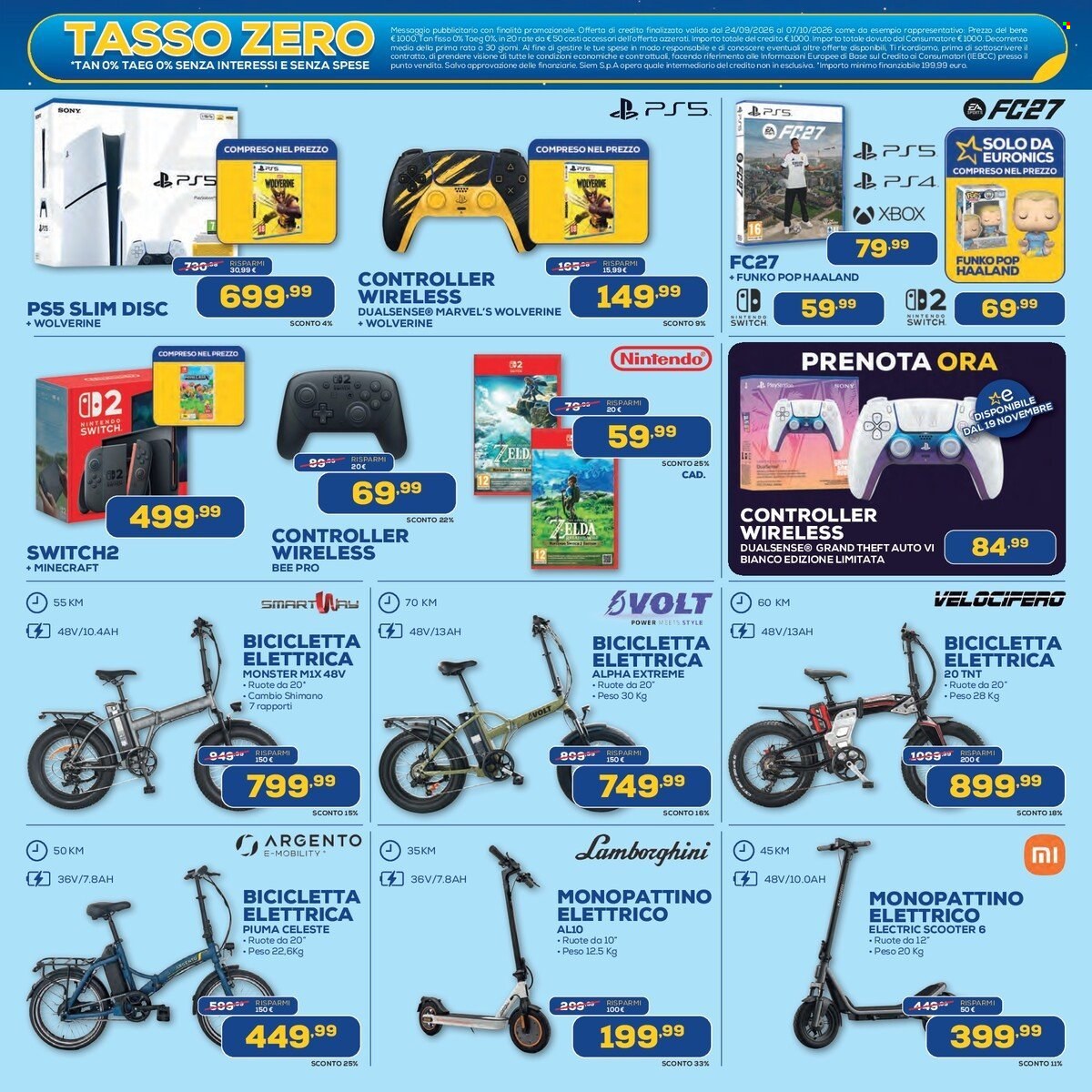 Volantino Euronics - 24/9/2026 - 7/10/2026. Pagina 7