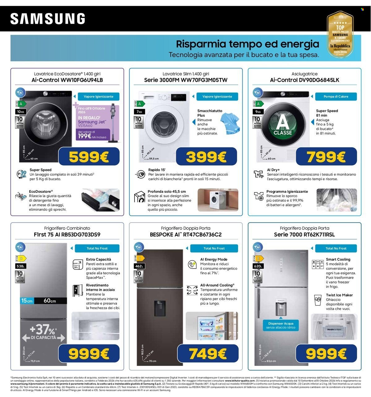 Volantino Euronics - 24/9/2026 - 7/10/2026. Pagina 33