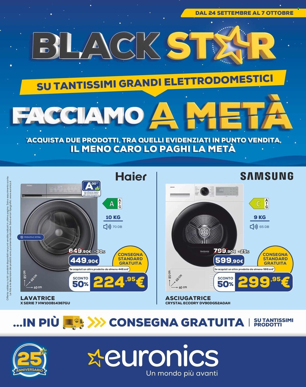 Volantino Euronics - 24/9/2026 - 7/10/2026. Pagina 1