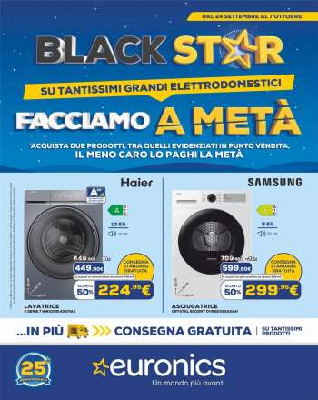 Volantino Euronics - 24/9/2026 - 7/10/2026.