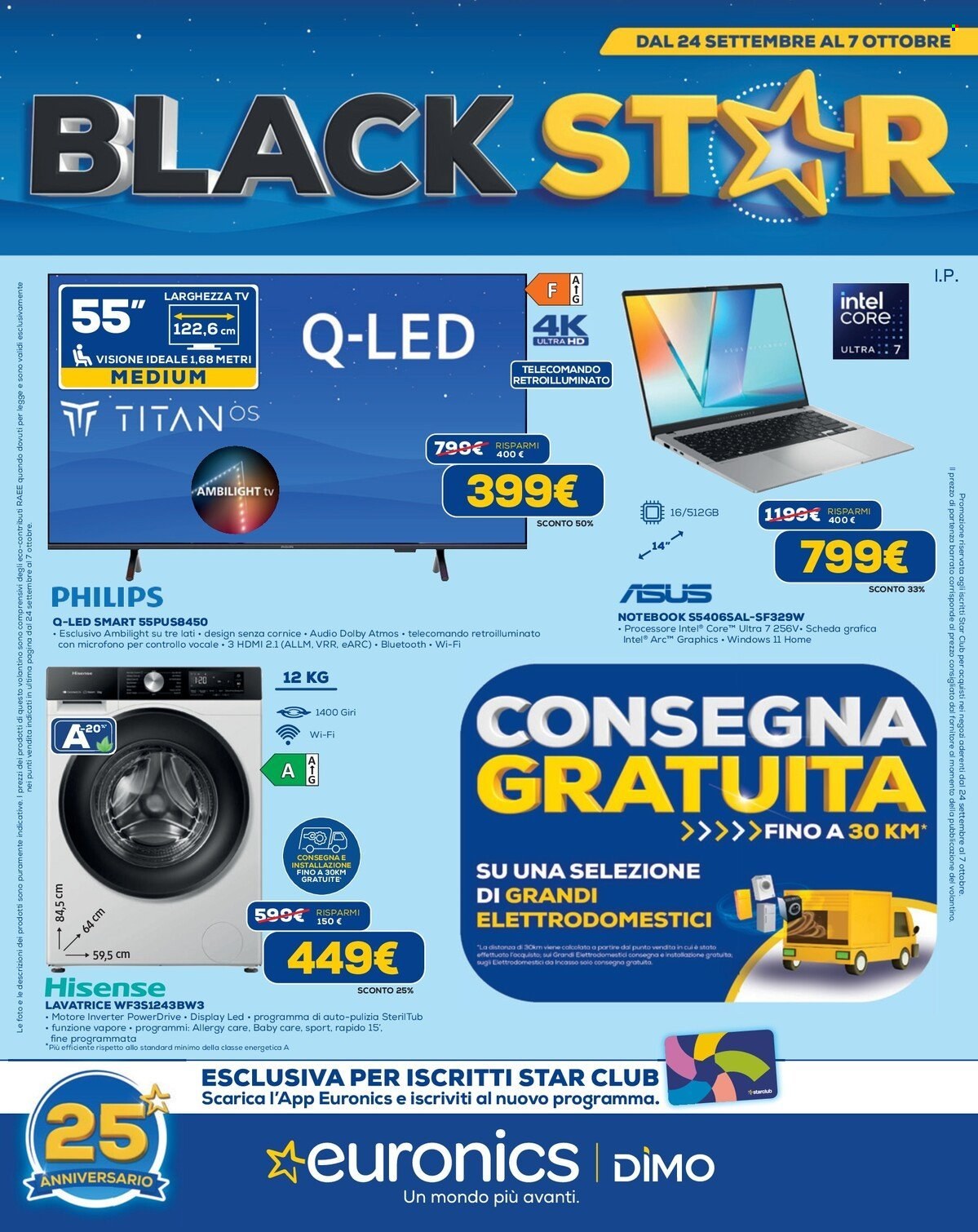Volantino Euronics - 24/9/2026 - 7/10/2026. Pagina 1
