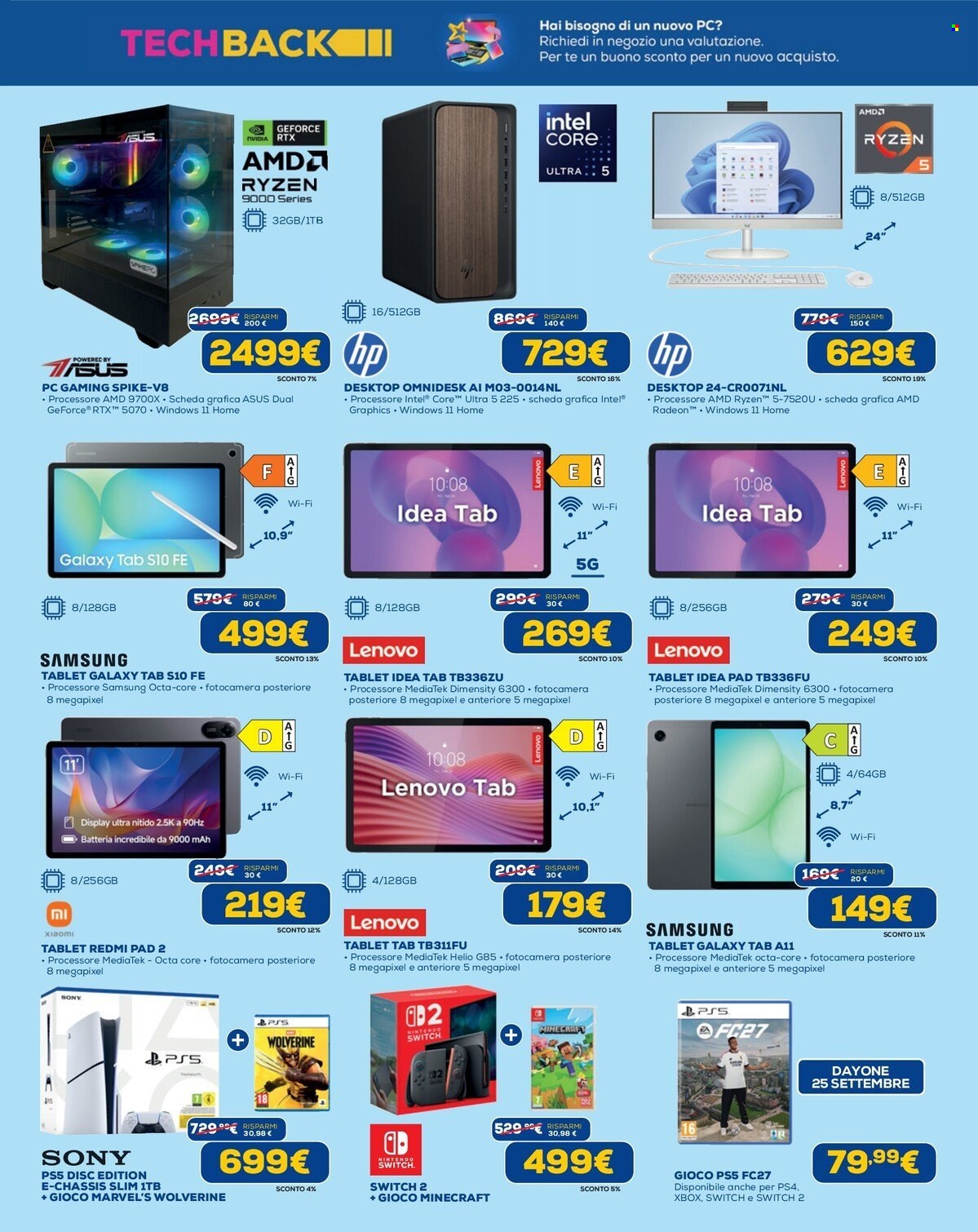 Volantino Euronics - 24/9/2026 - 7/10/2026. Pagina 9
