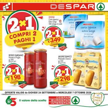 Volantino Despar - 24/9/2026 - 7/10/2026.