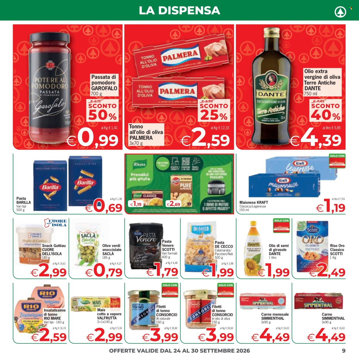 Volantino Eurospar - 24/9/2026 - 30/9/2026. Pagina 9