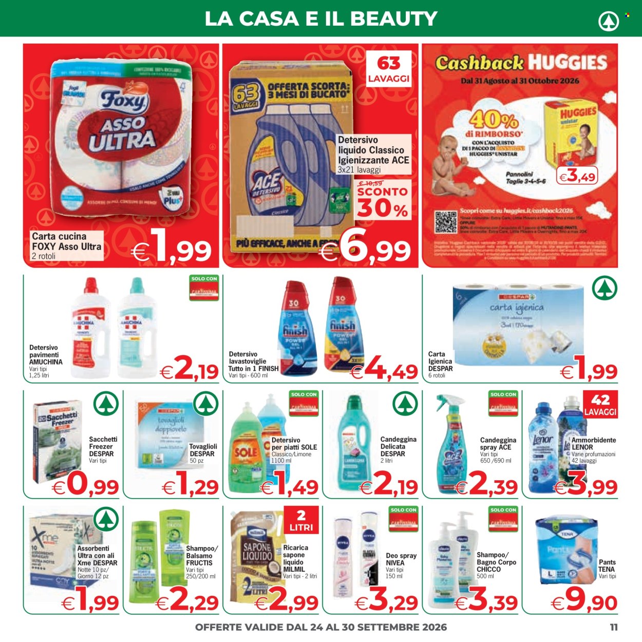 Volantino Eurospar - 24/9/2026 - 30/9/2026. Pagina 11
