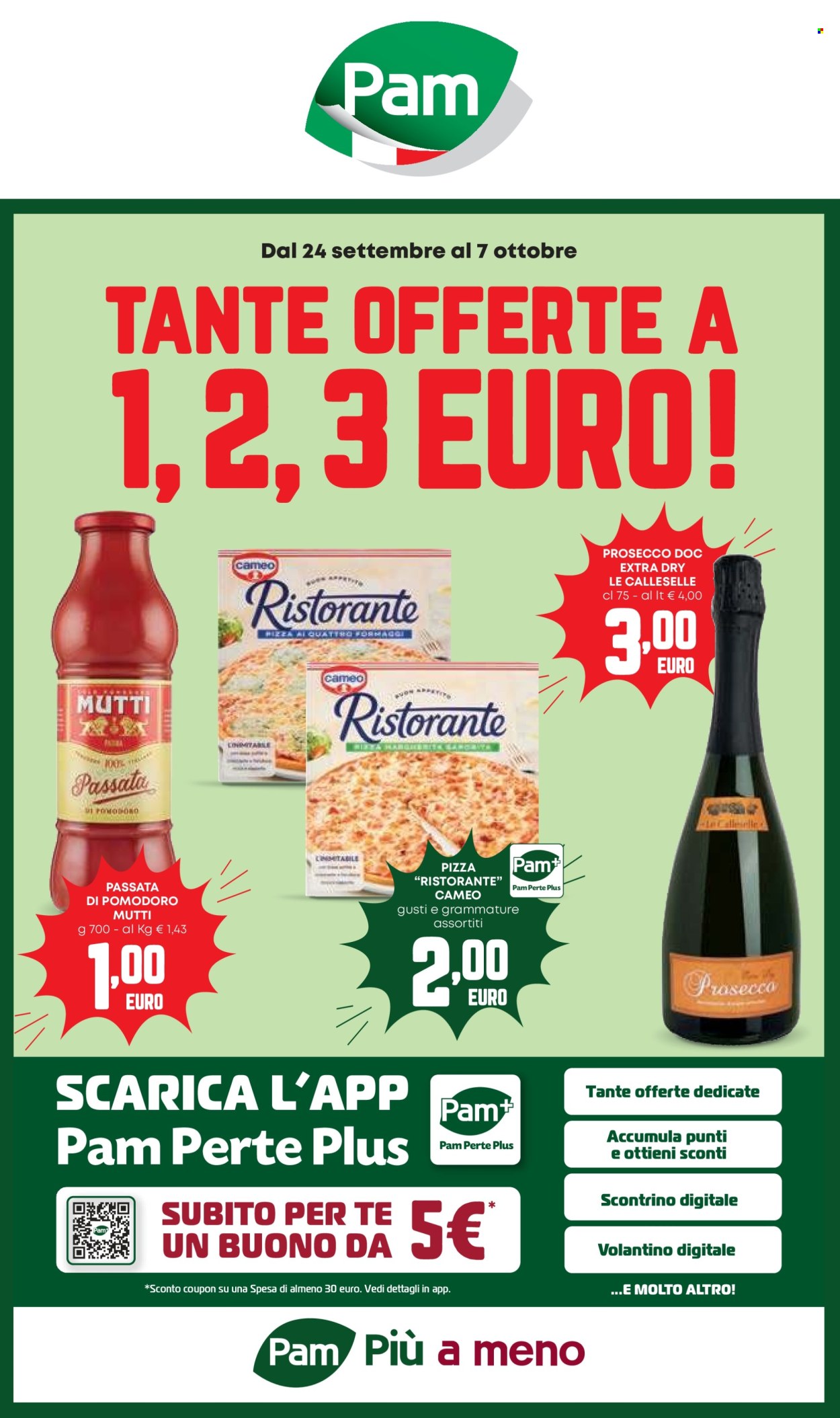 Volantino Pam Panorama - 24/9/2026 - 7/10/2026. Pagina 1