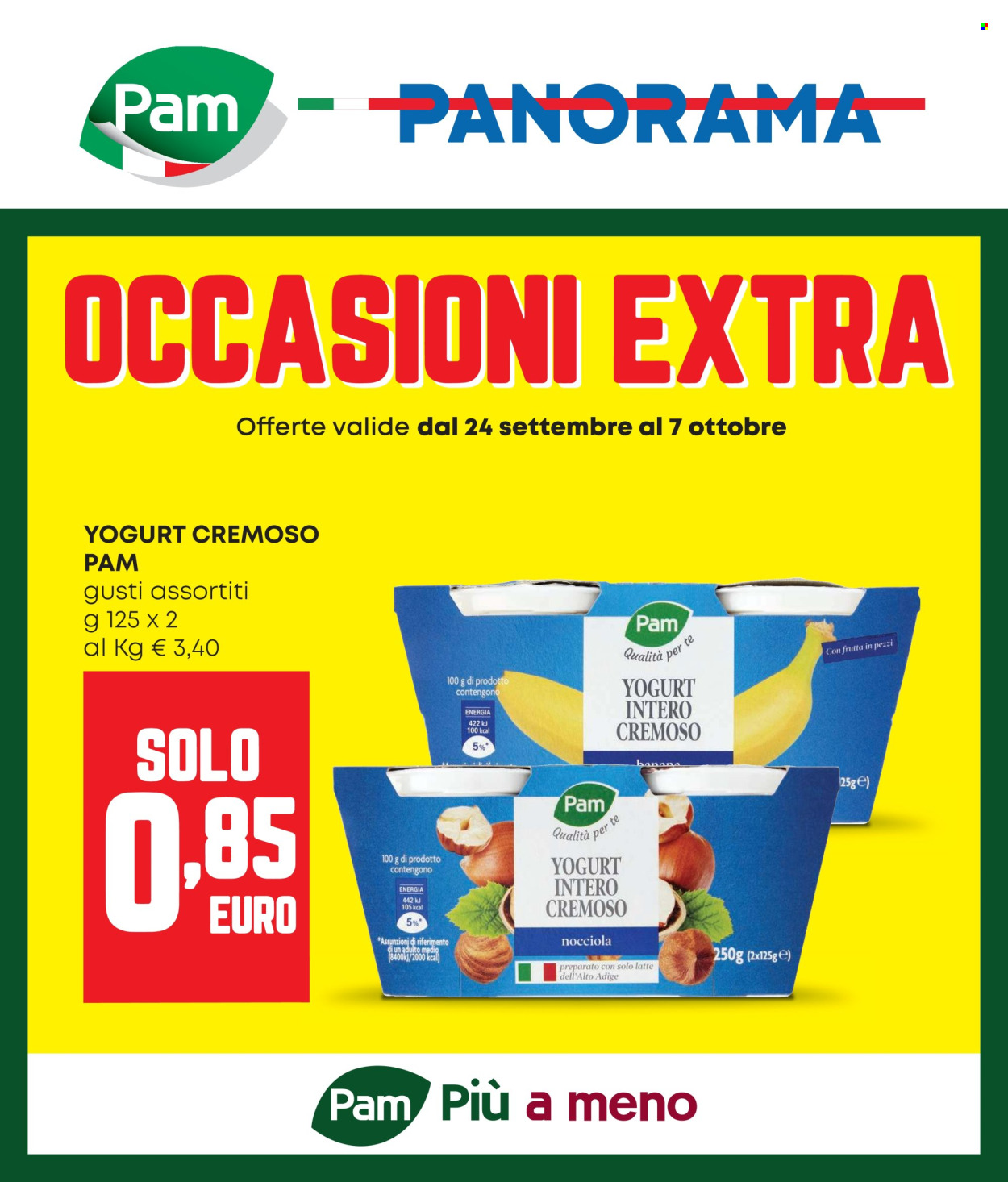 Volantino Pam Panorama - 24/9/2026 - 7/10/2026. Pagina 1