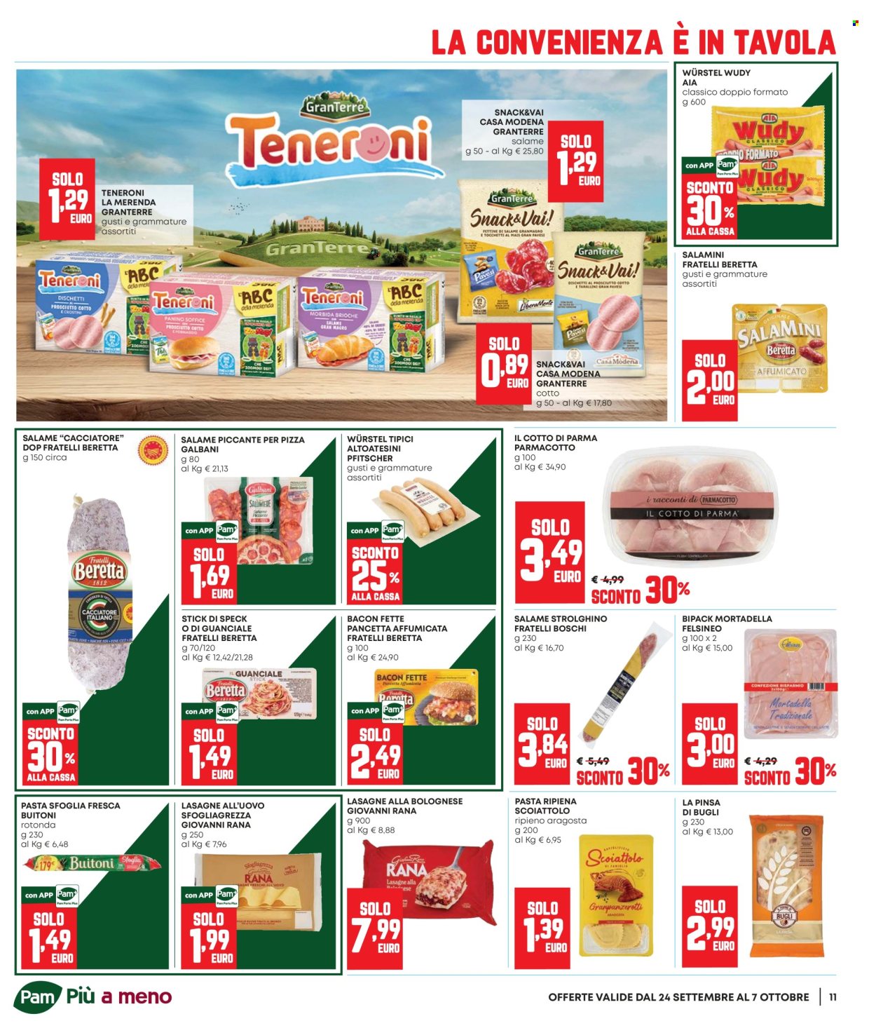 Volantino Pam Panorama - 24/9/2026 - 7/10/2026. Pagina 11