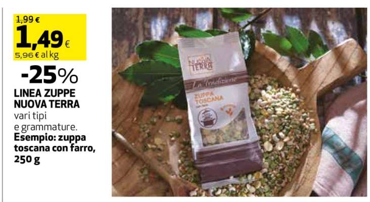 LINEA ZUPPE NUOVA TERRA
