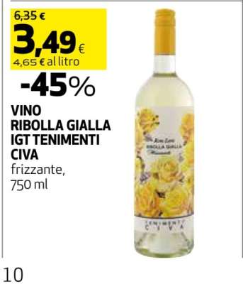 VINO RIBOLLA GIALLA IGT TENIMENTI CIVA