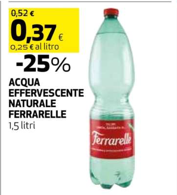 Acqua Effervescente Naturale Ferrarelle