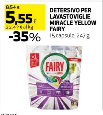 DETERSIVO PER LAVASTOVIGLIE MIRACLE YELLOW FAIRY