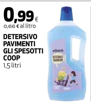 DETERSIVO PAVIMENTI GLI SPESOTTI COOP