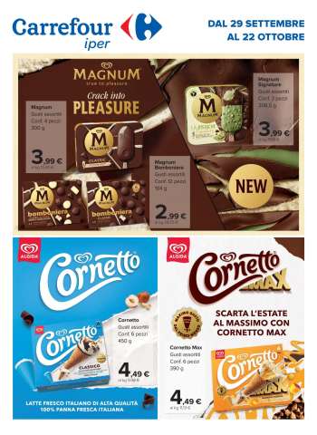 Volantino Carrefour - 29/9/2026 - 22/10/2026.