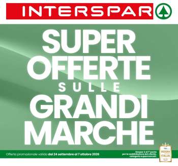 Volantino Interspar - 24/9/2026 - 7/10/2026.