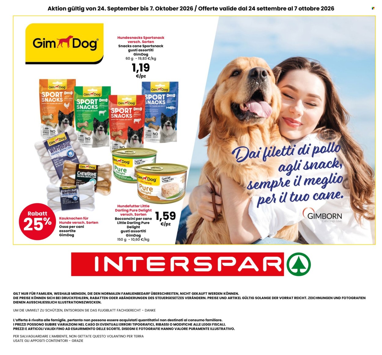 Volantino Interspar - 24/9/2026 - 7/10/2026. Pagina 16