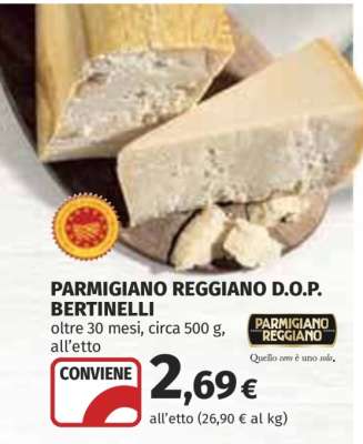 PARMIGIANO REGGIANO D.O.P. BERTINELLI