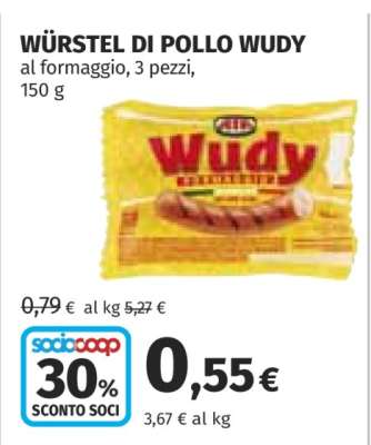 WÜRSTEL DI POLLO WUDY