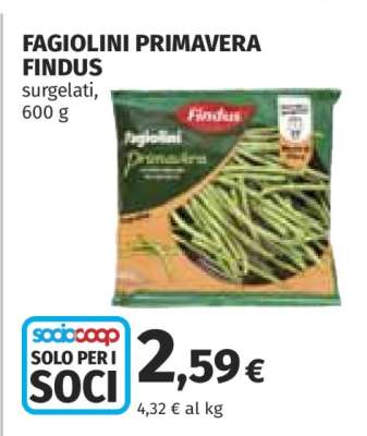 Fagiolini Primavera Findus