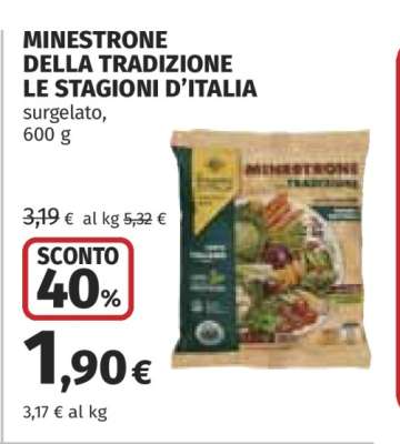 MINESTRONE DELLA TRADIZIONE LE STAGIONI D’ITALIA