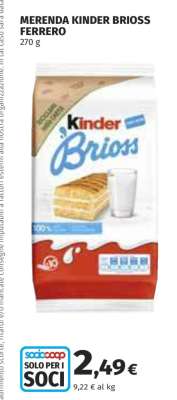 Merenda Kinder Brioss FERRERO