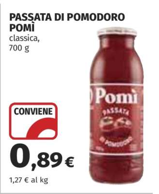 Passata di Pomodoro Pomì