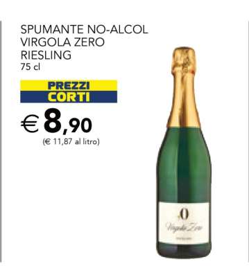 SPUMANTE NO-ALCOL VIRGOLA ZERO RIESLING