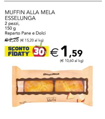 MUFFIN ALLA MELA ESSELUNGA