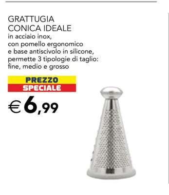 GRATTUGIA CONICA IDEALE