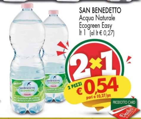 SAN BENEDETTO Acqua Naturale Ecogreen Easy