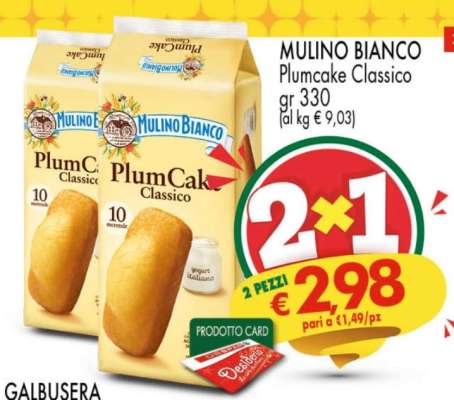 Mulino Bianco PlumCake Classico