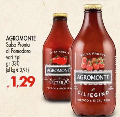 AGROMONTE Salsa Pronta di Pomodoro