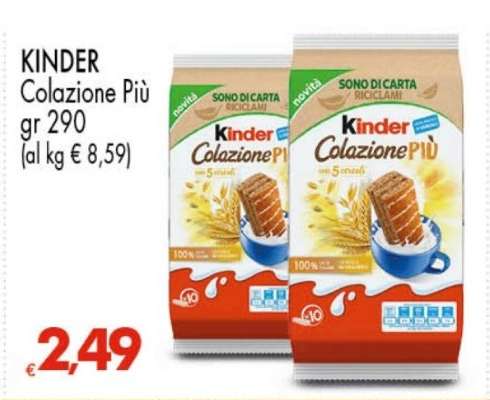 KINDER COLAZIONE PIÙ