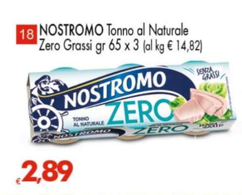 NOSTROMO Tonno al Naturale Zero Grassi