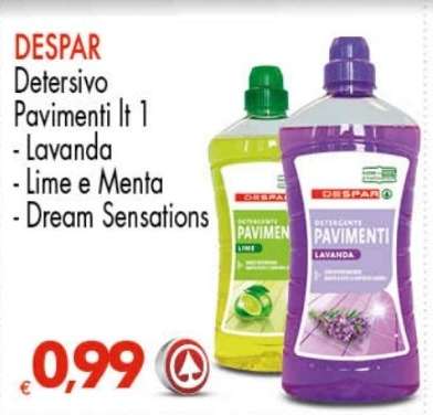 DESPAR Detersivo Pavimenti lt 1