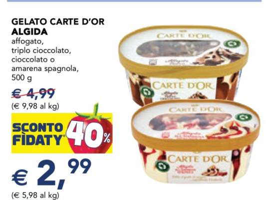 Gelato Carte D'Or Algida