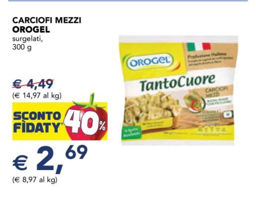 CARCIOFI MEZZI OROGEL