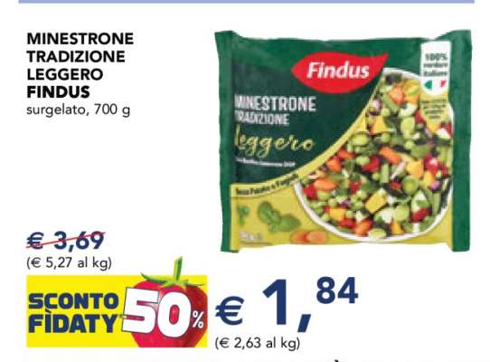 Minestrone Tradizione Leggero Findus