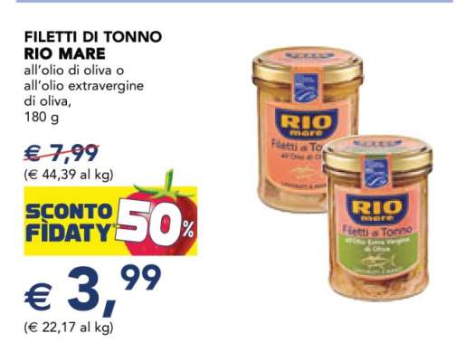 FILETTI DI TONNO RIO MARE