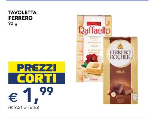 Tavoletta Ferrero