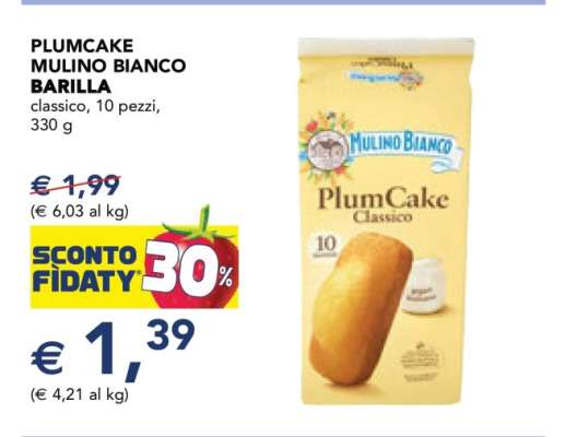 Plumcake Mulino Bianco Barilla