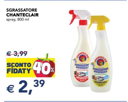 Sgrassatore Chanteclair