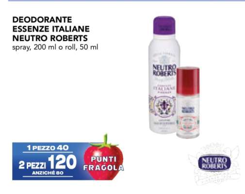 Deodorante Essenze Italiane Neutro Roberts
