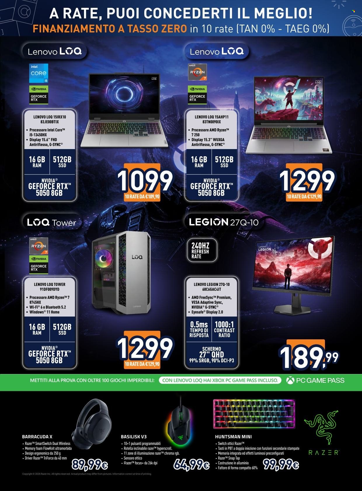 Volantino Unieuro - 25/9/2026 - 4/10/2026. Pagina 3